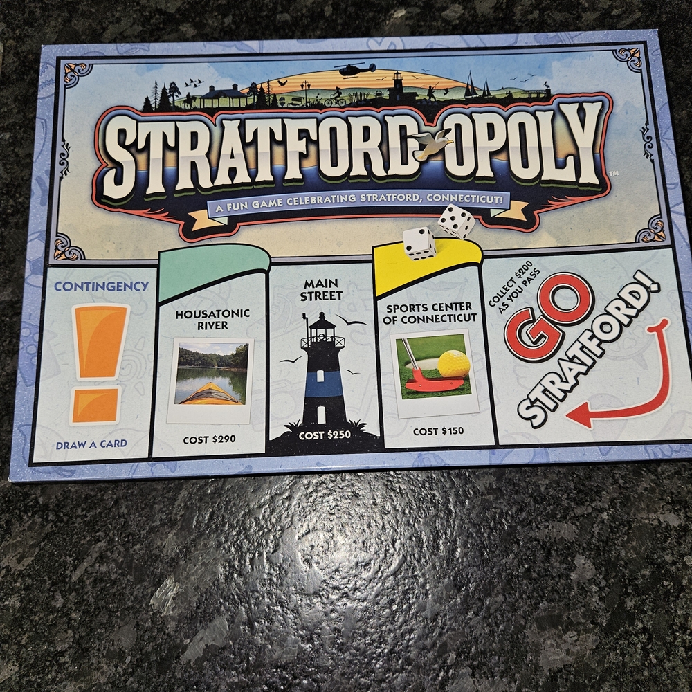 Stratford-Opoly Connecticut Sealed Board Game